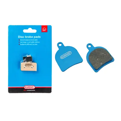 Pair of organic bicycle brake pads Elvedes Hope Mono trial disc brakes