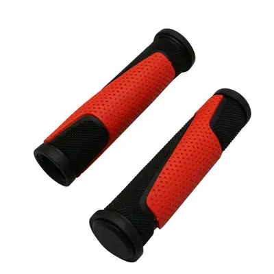 Pair of dual density mountain bike grips Progrip 807 open end