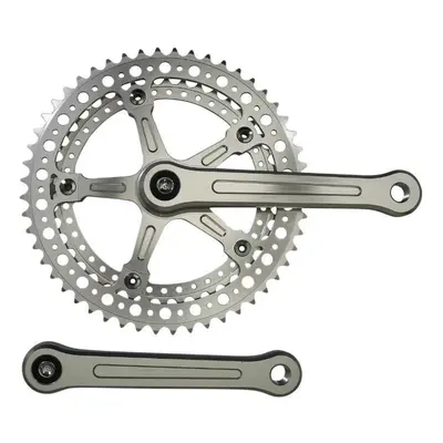 Forged aluminium road crankset P2R Vintage 170 mm 52-42D. Diam 144