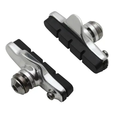 Pair of road brake pads holder with aluminium cartridge Newton Shimano 55 mm