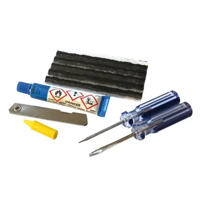 Tubeless repair kit 5 bits+glue+tools Fasi Weldtite