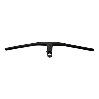 Straight aluminum handlebars with integrated stem for fork pivot P2R Stealth 1"1-8