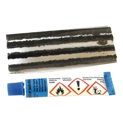 Tubeless repair kit with 5 bits + glue without tools Fasi Weldtite