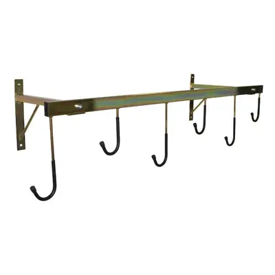 Wall-mounted bicycle rack for 6 bicycles, wheel-mounted Selection P2R