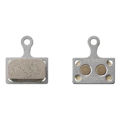 Pair of metal bicycle brake pads and spring Shimano K04Ti-MX