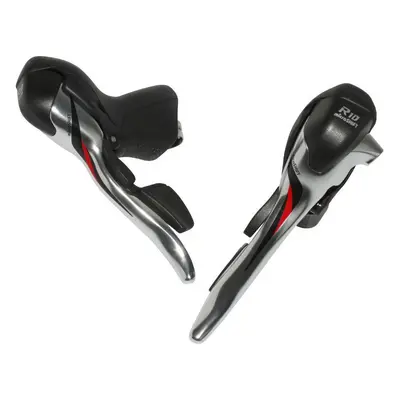 Pair of triple aluminum road shifters compatible with shimano except tiagra 4700 Microshift