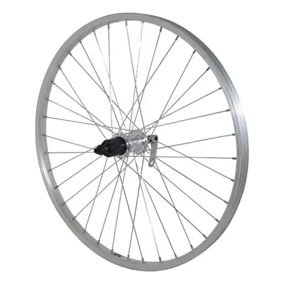 Rear aluminium wheel with aluminium hub and cassette lock Velox Shimano 7V. 21C