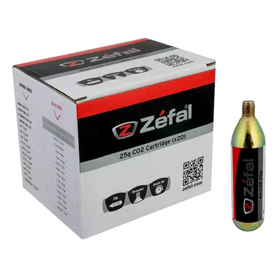 Box of 20 co2 air cartridges with screw Zefal