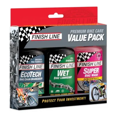 Pack of 6 bike maintenance kits Finish Line PREMIUM BIKE CARE - EcoTech Wet BW (x6)