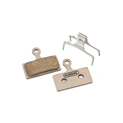 Pair of metal bicycle brake pads Elvedes Shimano BRM666, BRM785, BRM985