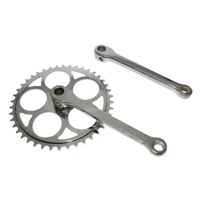 City crankset chrome steel chainring P2R 46D. 3.30