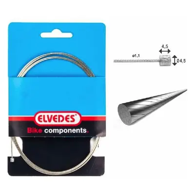 Transmission cable 1x19 slick stainless steel wires ø1,1mm n head ø4,5x4,5 Elvedes