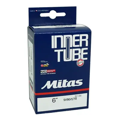 Stroller air chamber schrader valve Mitas 6 x 1 1/4 17°