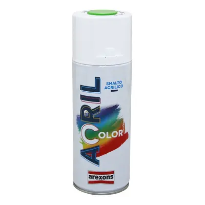 Acrylic aerosol paint can Arexons Ral 6018 Kawasaki - Derbi