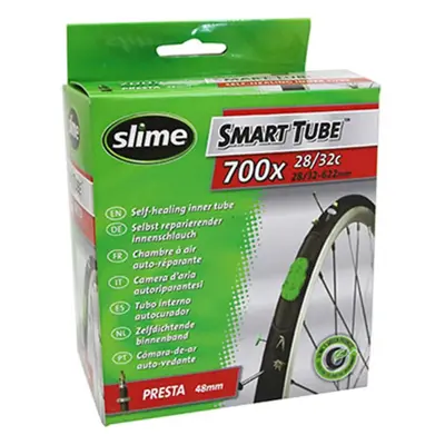 Presta valve air chamber with Puncture fluid Slime 700 x 28-35