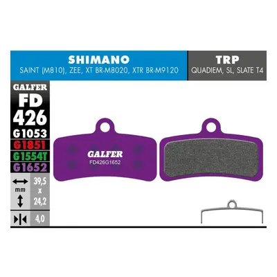 Brake pad Galfer Shimano Saint 810, Zee