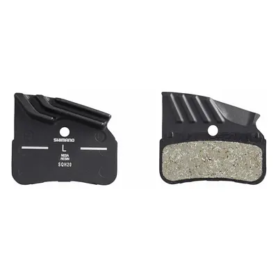 Pair of resin brake pads with fin and spring Shimano N03A-RF