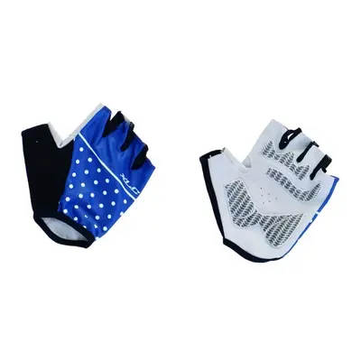 Short cycling gloves with polka dots XLC CG-S10