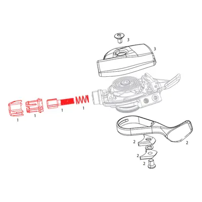 Rear derailleur cable tensioner kit Sram XX1