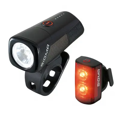 Bike light kit front and rear Sigma Buster 400 - RL 80 Led USB