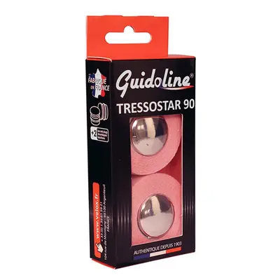 Upper cotton handlebar tape with handlebar end Velox Tressostar 90