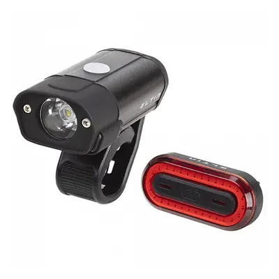 Front and rear light pack Eltin Focus 400lum+40lum (x2)