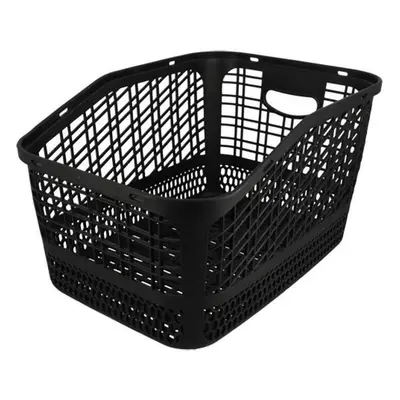 Plastic rear bike basket with mounting screws for rack Optimiz