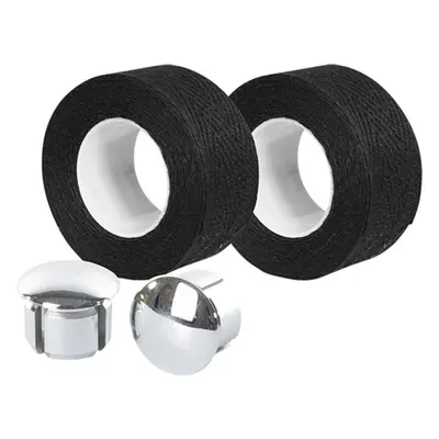 Cotton handlebar tape with handlebar end Velox Tressorex 85