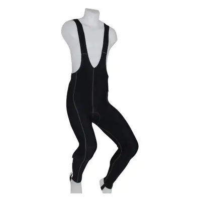 Adult long bib shorts with zippers at the ankles + loops P2R Eco Fond Coolmax