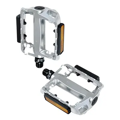 One-piece aluminum pedals with adjustable footrest Optimiz D9/16