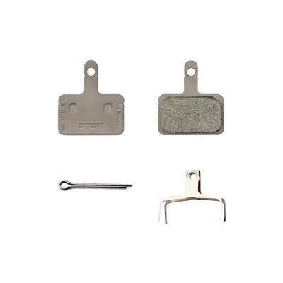 Bicycle brake pads with resin shoe and spring and type 3 pin Shimano B05S-RX (x25)