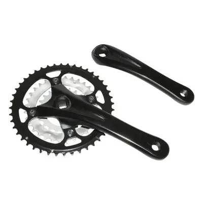 Aluminum crankset (box) removable chainrings P2R 9V. 170 mm 44-32-22