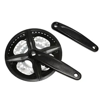 Aluminum mountain bike crankset (case) with chain guard P2R X 9V.170 mm 48-38-28