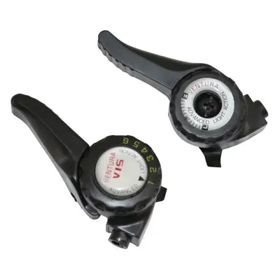 Pair of bike levers with collar on handlebars P2R Indexe