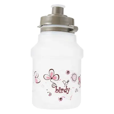 Bottle + clear bottle holder with clip-on cap Polisport Birdy