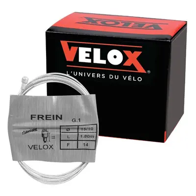 Box of 25 brake cables road-city galva Velox 1.8 m