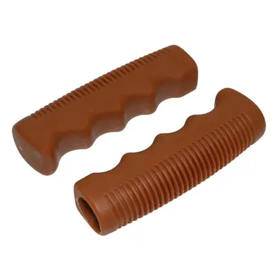 Pair of rubber handles style vintage P2R Caramel Preforme