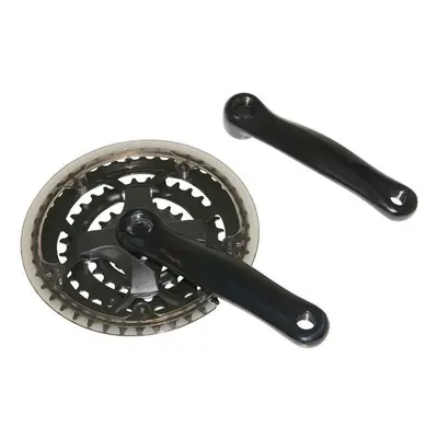 Mountain bike crankset with chain guard P2R 7-8V. 150 mm 42-32-22