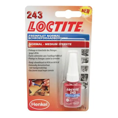 Normal medium strength threaded brake in blister pack Loctite 243