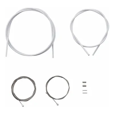 Brake cable sets with stainless steel cable end covers and sheath ends Shimano SIL-TEC