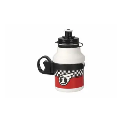 Bottle + bottle holder with clip-on cap Polisport Race