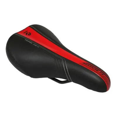 Saddle deco red-silver steel rail black child DDK Mission