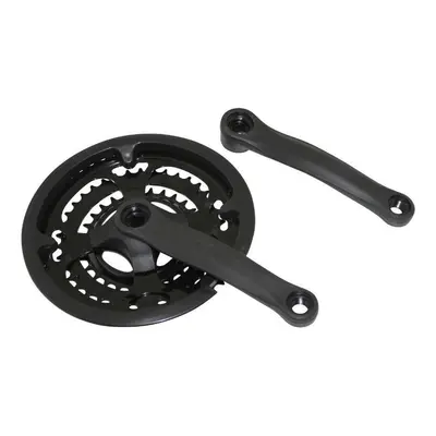 Steel mountain bike crankset with chain guard P2R