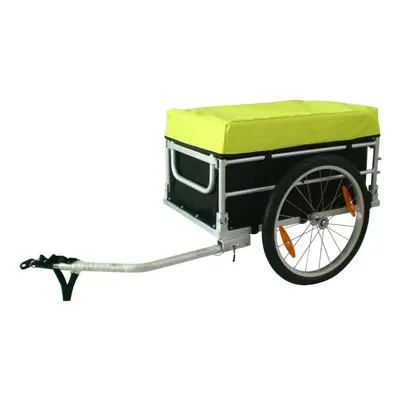 Utility bike trailer with covers with 20'' wheel axle fixation - assembly rapide without tools P