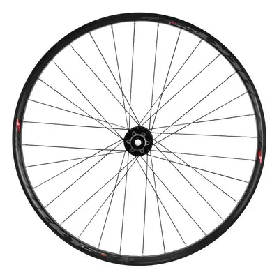 Front disc bike wheel with 6 hole disc bearing (tubeless and tubetype compatible) for through ax