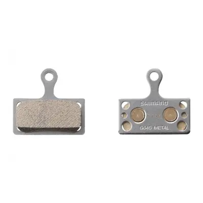 Pair of metal bicycle brake pads and spring with split pin Shimano G04S-MX