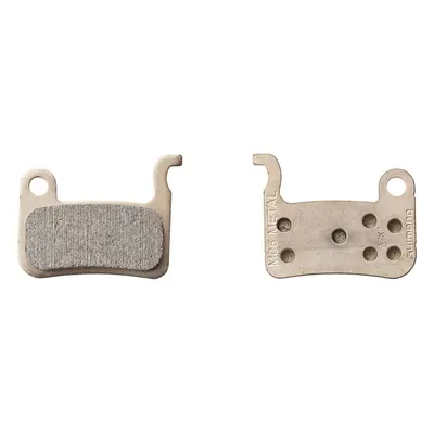 Pair of metal and spring bicycle brake pads with cotter pin Shimano M06-MX