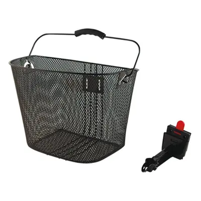 Front basket with steel mesh clip and handle, quick-fit stem Sélection CGN City Express