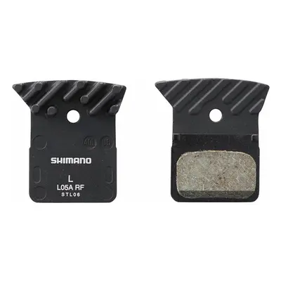 Bicycle brake pad with resin buffer and spring Shimano L05A (x2)