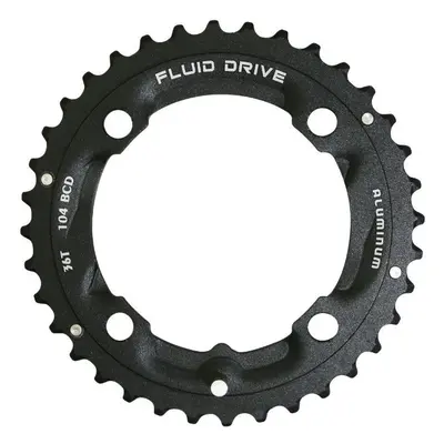 Triple middle outer MTB chainring compatible with autres Sunrace 4BRA